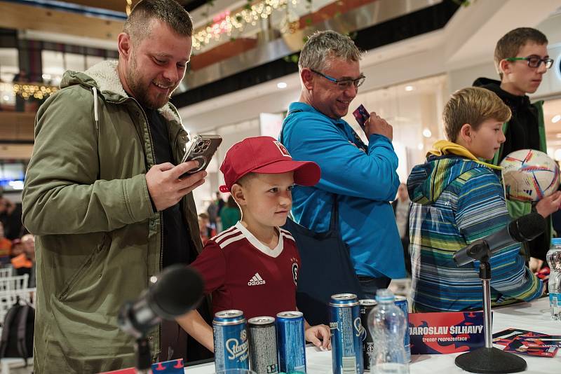 Akce Repre mezi fanoušky v Galerii Šantovka.