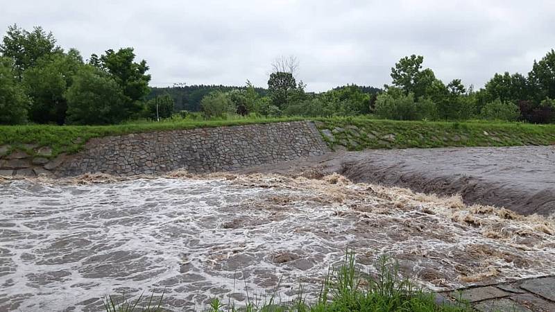 Vidnavka a Černý potok ve Velké Kraši na Jesenicku - 20. 6. 2020