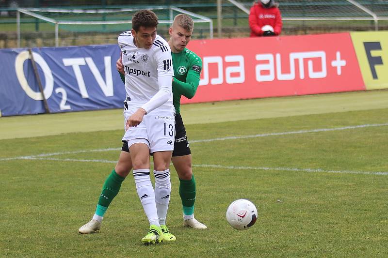 Olomouc vyhrála ve 26. kole první ligy v Příbrami 2:0.