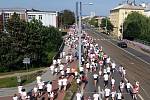 Součástí Olomouckého půlmaratonu je i Rodinný běh. V 17 hodiny se na něj vydaly stovky účastníků.