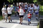 Součástí olomouckého půlmaratonu je i Rodinný běh. V 17 hodiny se na něj vydaly stovky účastníků.