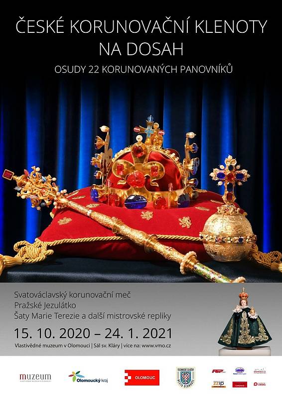 České korunovační klenoty ve Vlastivědném muzeu v Olomouci - virtuální prohlídka on-line