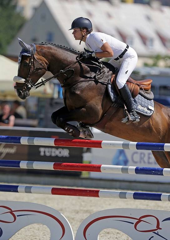 Světový pohár v parkurovém skákání v Olomouci, závod Gold tour 140 cm.