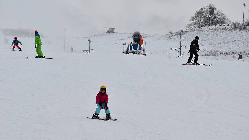 Skiareál Hlubočky v sobotu 15. prosince 2018