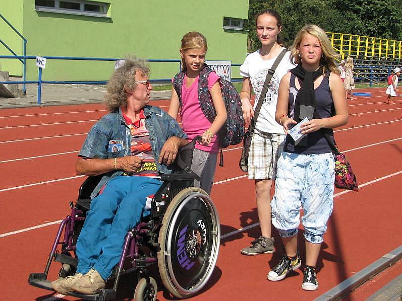 Handicap Rally na olomouckém atletickém stadionu