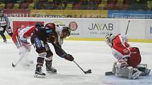 Zápas 52. kola hokejové extraligy HC Dukla Jihlava - HC Olomouc 4. března v Jihlavě.