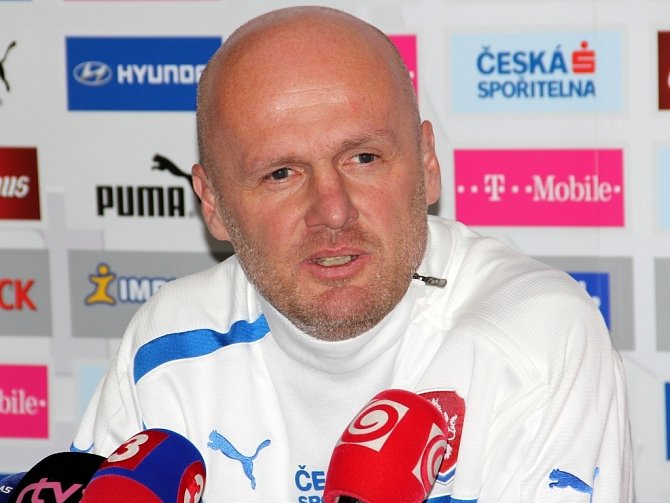Trenér české reprezentace Michal Bílek