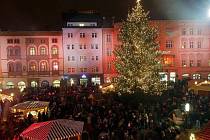Vánoční trhy na Horním náměstí v Olomouci