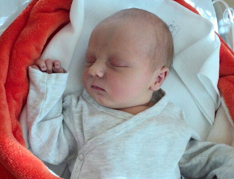 Lukáš Grégr, Velká Bystřice, narozen 11. září ve Šternberku, míra 50 cm, váha 3560 g
