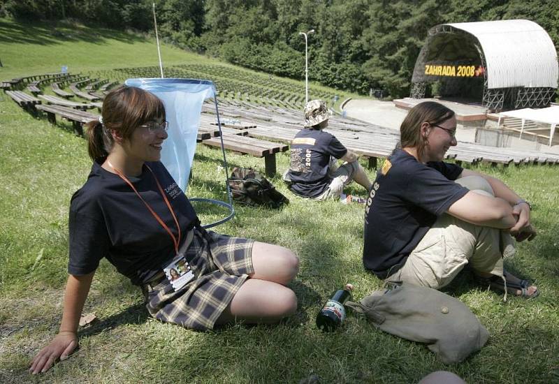 Před startem festivalu Zahrada