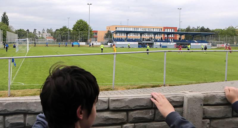 Fotbal za plotem. Přípravné utkání SK Prostějov - SK Sigma Olomouc.