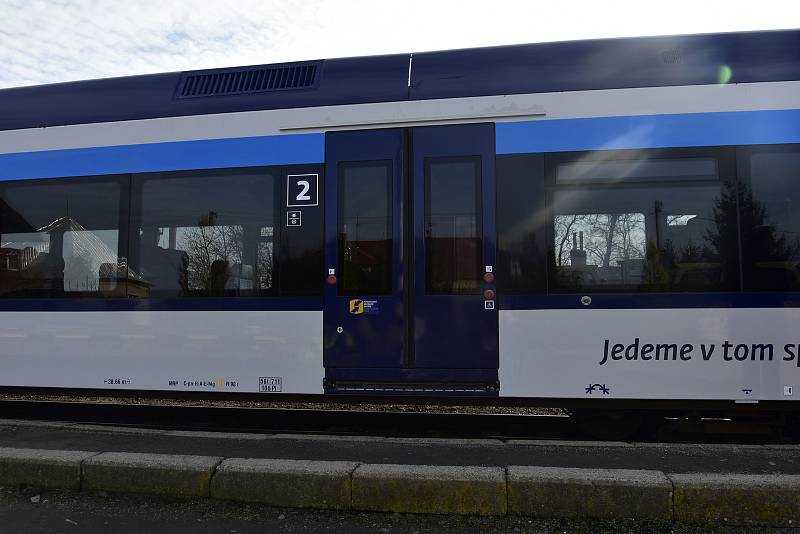 Jízda jednotky Stadler na trati Olomouc-Drahanovice