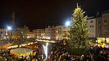 Rozsvěcení vánočního stromu v Olomouci v roce 2016