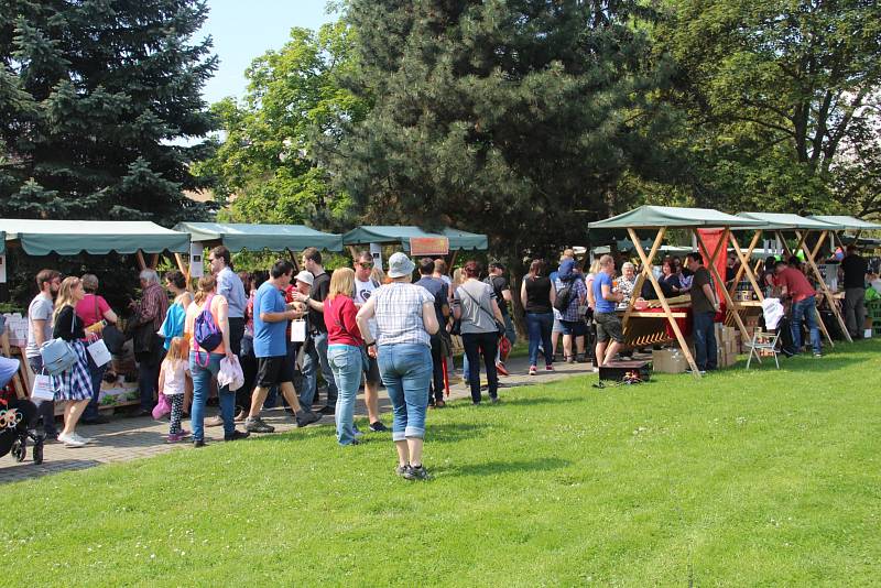 Olomoucký Garden Food Festival servíruje burgery, ústřice i cvrčky.