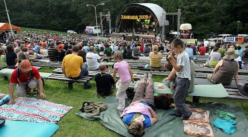 Hudební festival ZAHRADA 2009. Den druhý