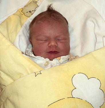 Sofie Klosová, Uničov, narozena 2. ledna ve Šternberku, míra 51 cm, váha 3770 g.