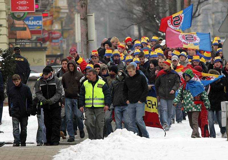 Fanoušci Sparty v Olomouci