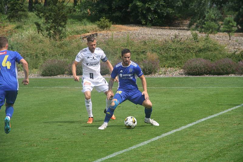 Fotografie z přípravného zápasu mezi celky SK Sigma Olomouc a FC Vysočina Jihlava