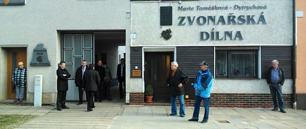 Prezidentská návštěva ve zvonařské dílně v Brodku u Přerova