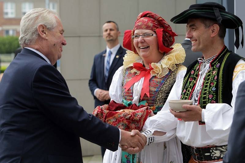 Prezident na návštěvě Olomouckého kraje - Olomouc, 18. května 2016