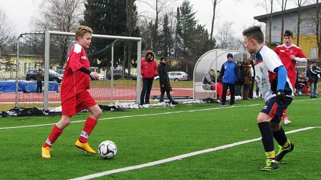 UFC Siezenheim – Olomoucký KFS U14 (v červeném)