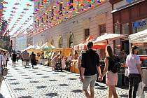 Farmářské trhy pod barevnými větrníky, pátek 8. září 2023. Dny evropského dědictví zvou do centra Olomouce na pestrý program.