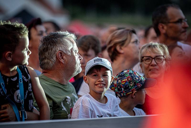 Koncert kapely Kryštof na Korunní pevnůstce v Olomouci, 24. července 2021