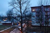 Startovací byty v panelových domech na sídlišti Černá cesta v Olomouci
