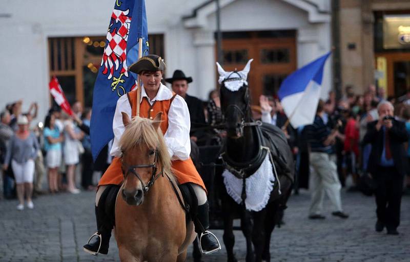 Průvod ke cti sv. Pavlíny v Olomouci