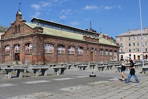 Olomoucká tržnice v září 2023