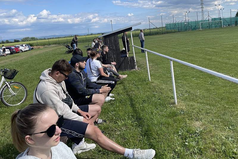 Okresní přebor: Sokol Střelice (v červeném) - FK Přáslavice