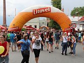 Festival Litovelský otvírák v pivovaru v Litovli na Olomoucku v sobotu 9. srpna.