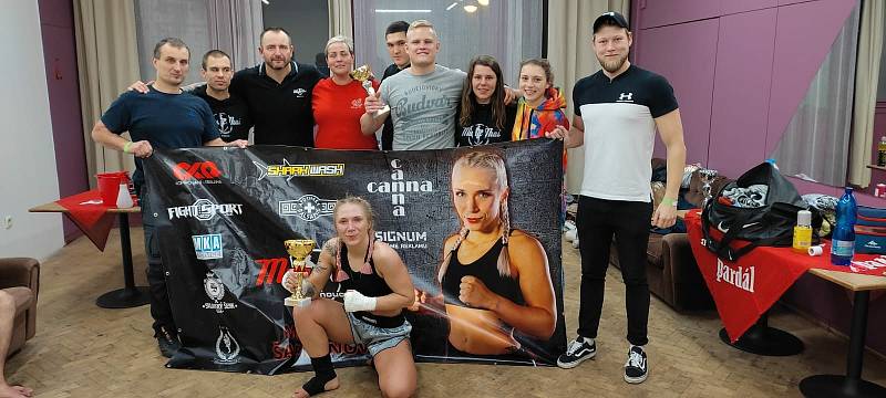 Olomoučtí fighteři se zúčastnili galavečera Gladiators Night v Českých Budějovicích.