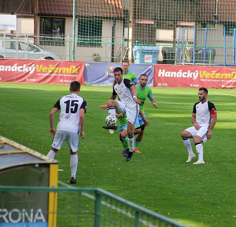 Fotbalisté 1. HFK Olomouc prohráli doma s Hranicemi 0:2.