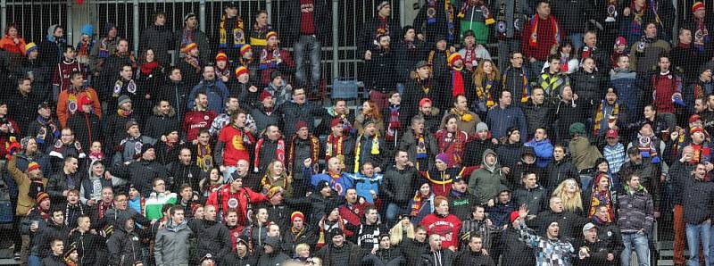 Fanoušci Sparty na Andrově stadionu