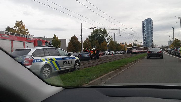 Nehoda v centru Olomouce