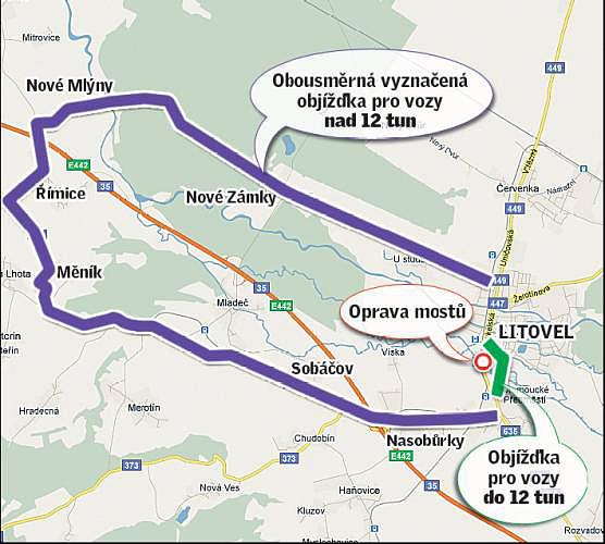 Průjezd Litovlí na čtyři měsíce uzavře oprava mostů - Olomoucký deník
