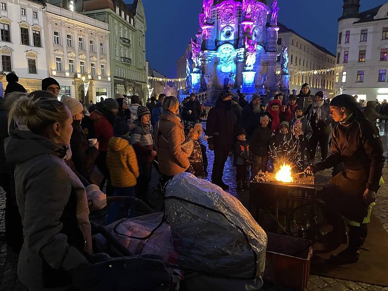 Advent v centru Olomouce. 4. prosince 2021