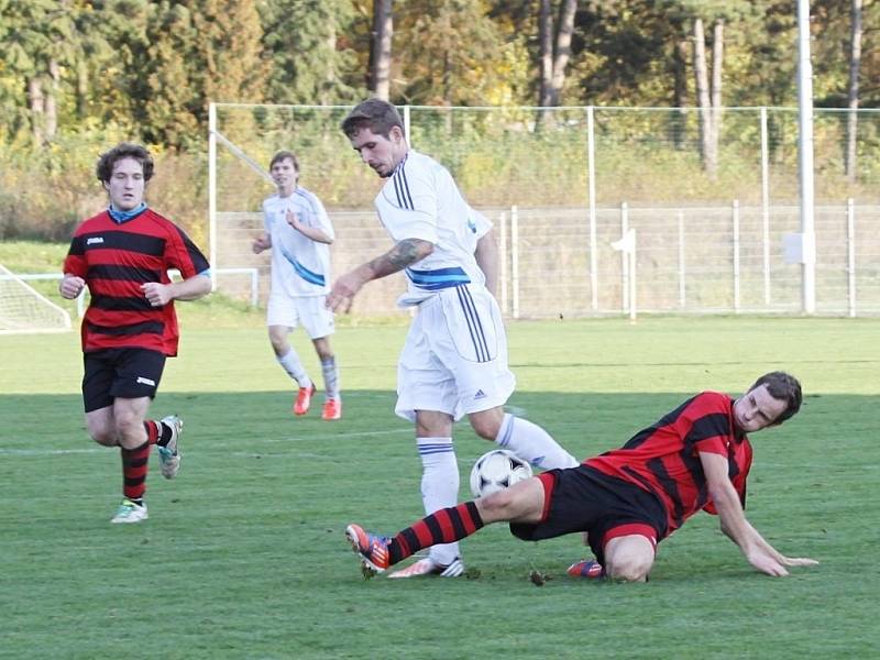 FK Šternberk (v bílém) vs. Sokol Konice