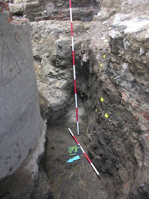 Archeologické nálezy u kostela Panny Marie Sněžné v Olomouci