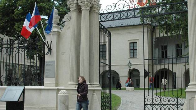 Vstup do areálu Arcidiecézního muzea v Olomouci
