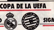 V březnu 1992 se Sigma Olomouc ve čtvrtfinále Poháru UEFA utkala s Realem Madrid (1:1 doma, 0:1 venku). Výstřižek z tehdejších španělských novin