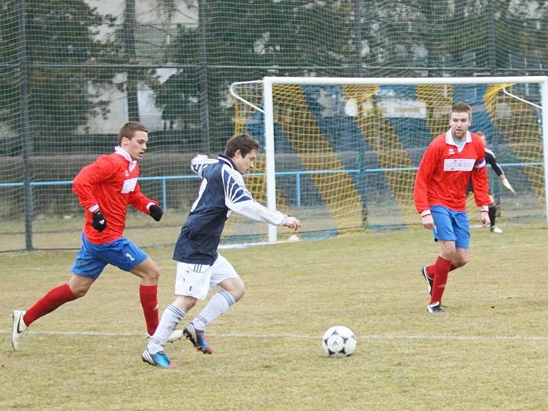 Fotbalisté Šternberka proti Dolanům