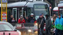 Po dvou dnech se v Olomouci opět rozjely "zamrzlé" tramvaje
