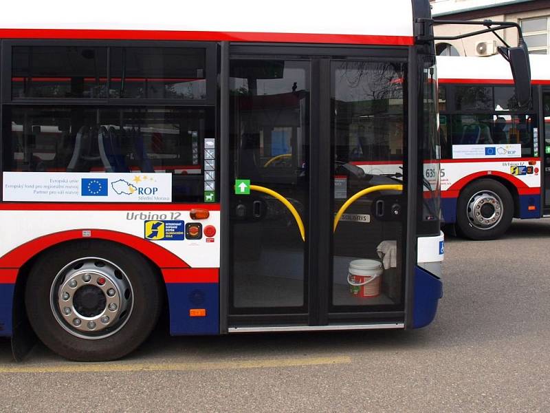 Autobusy olomoucké MHD. Ilustrační foto