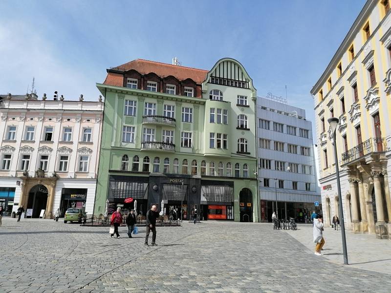 Filmová místa v Olomouci. Horní náměstí