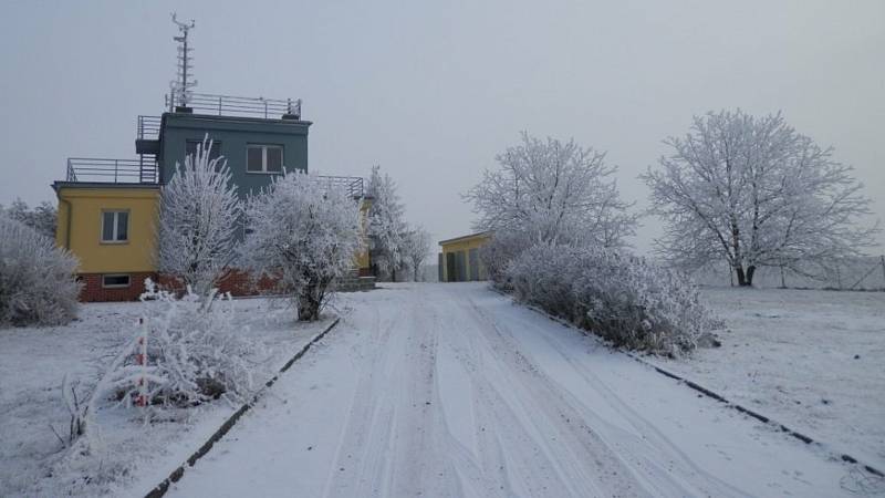 Předchozí zimy na meteorologické stanici Luká