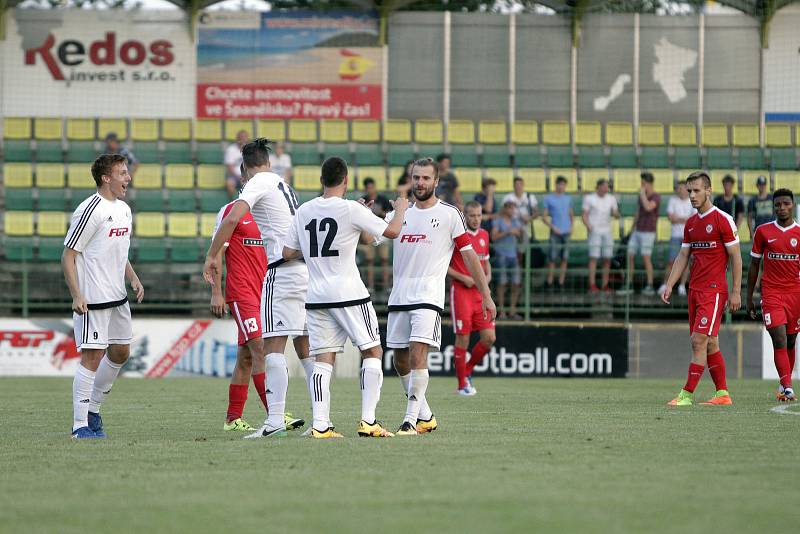 Fotbalisté  1. HFK Olomouc porazili ve druhém kole MOL Cupu prvoligové Brno 2:1