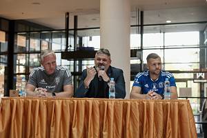 SK Sigma Olomouc - předsezonní tisková konference. Václav Jílek, Ladislav Minář, Radim Breite