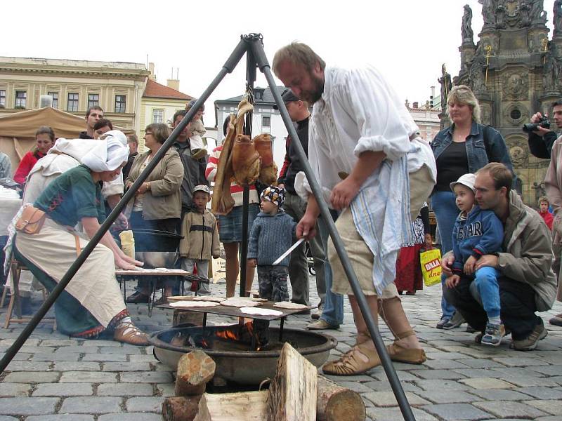 Svátky města 2009: jarmark na Horním náměstí